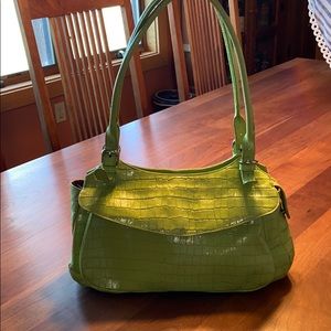 Lime green purse